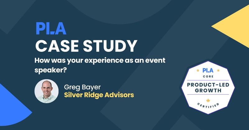 "Product operations is an important function within product organizations. PLA was the first event partner to recognize this" - Greg Bayer