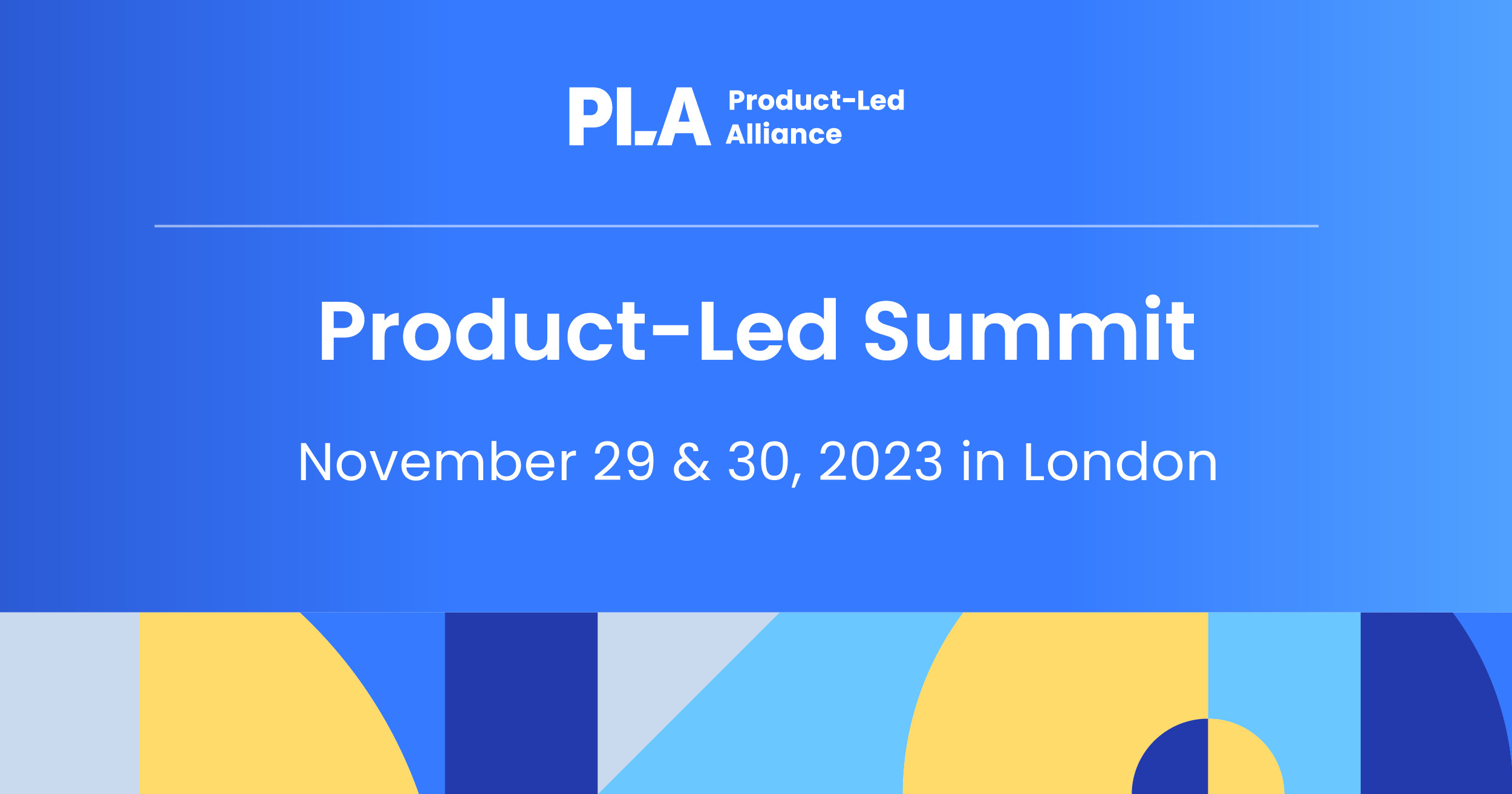  Product-Led Summit London 