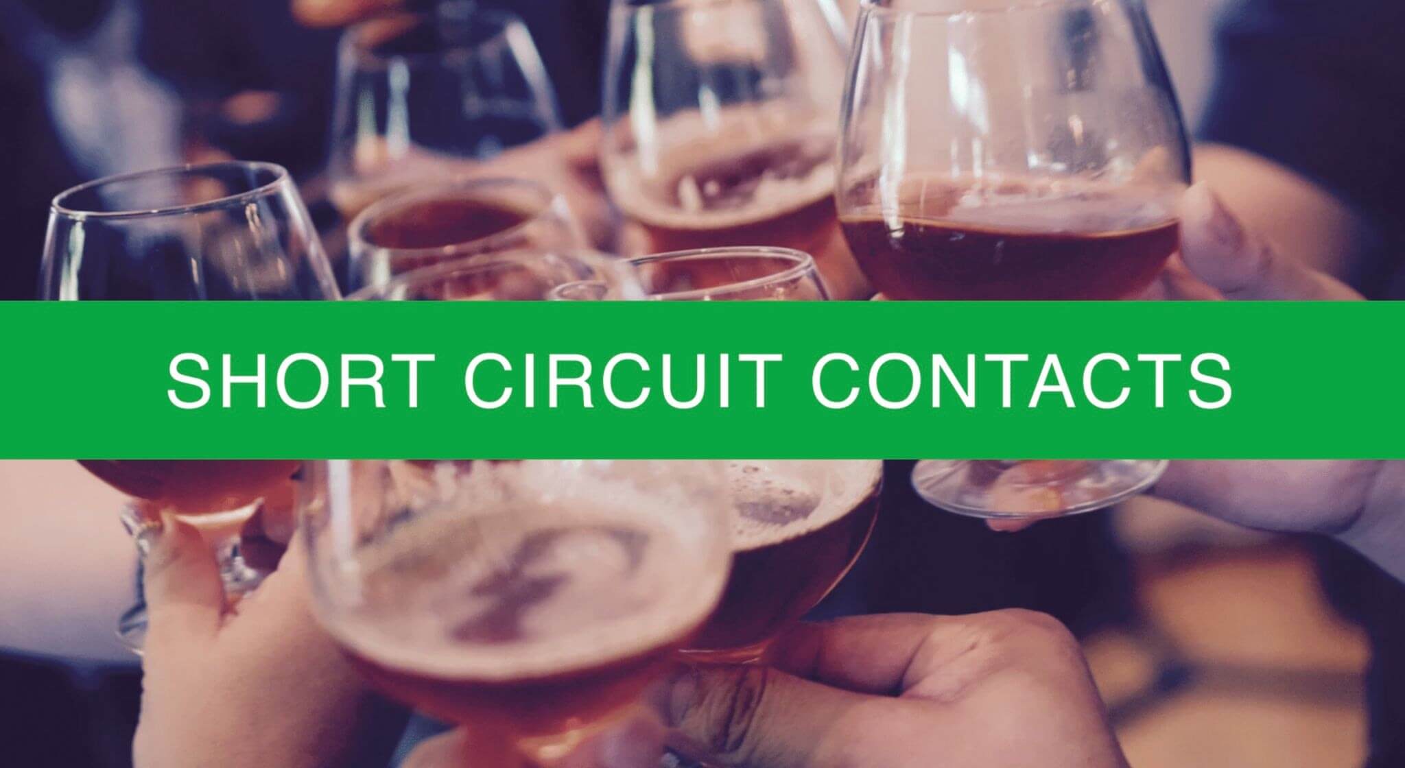 short circuit contacts - whiskey glasses clinking